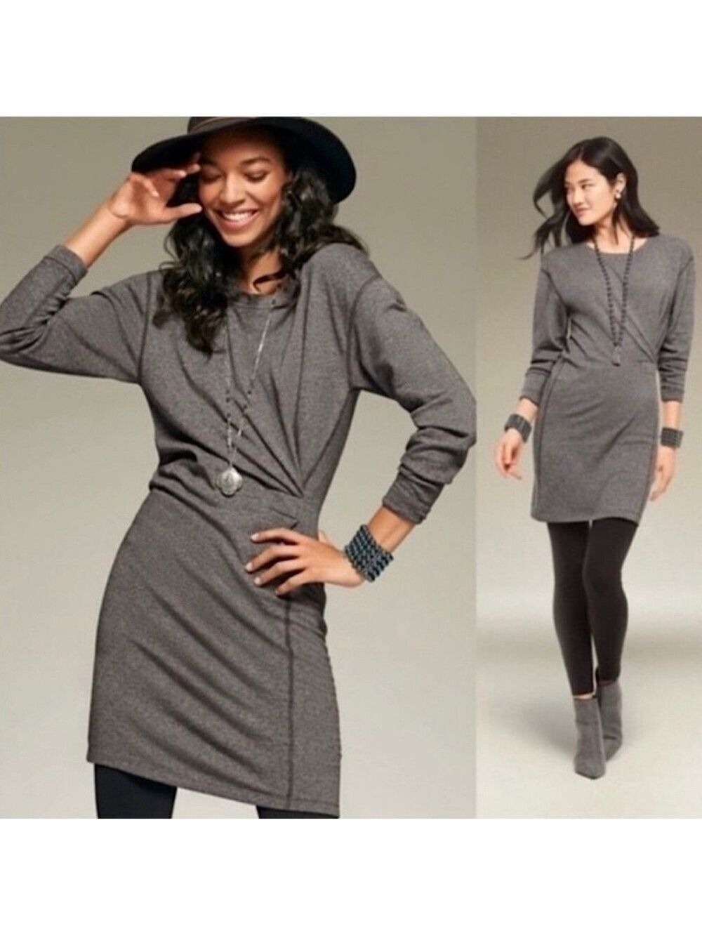 CABI Side Runched Put On Dress
